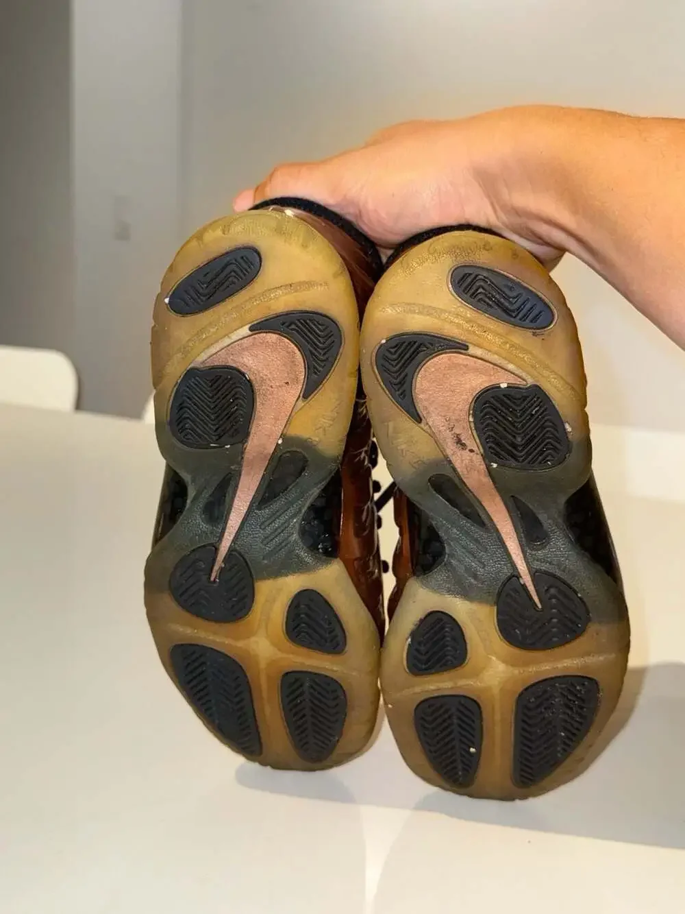 Nike Air Foamposite One Copper 2017 GS Size 4Y